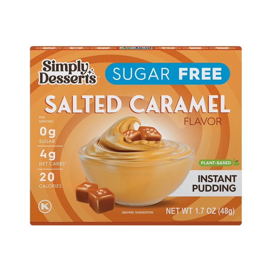 Simply Desserts Salted Caramel Keto Instant Pudding 1.7 oz.