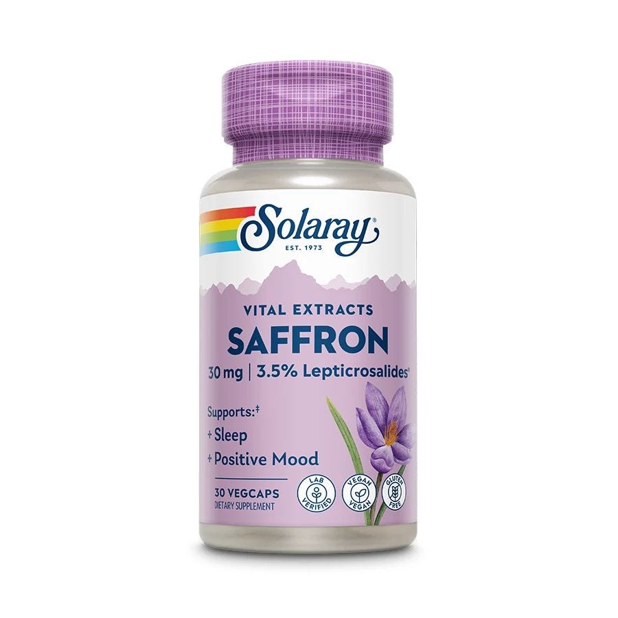 Solaray Affron Saffron Extract 30 VegCaps