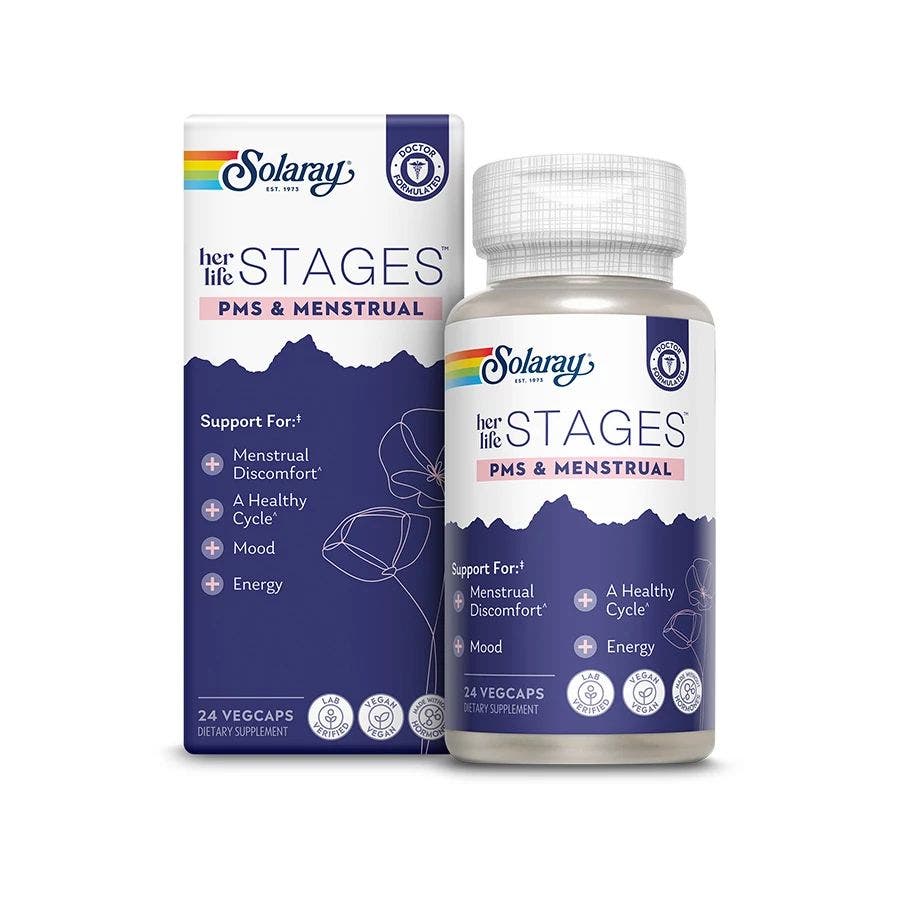 Solaray Her Life Stages PMS & Menstrual 24 VegCaps