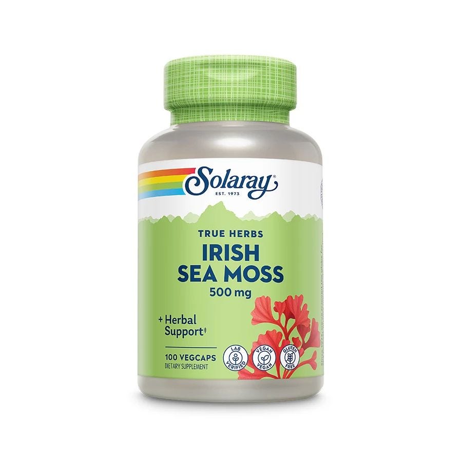 Solaray True Herbs Irish Sea Moss 500 mg 100 VegCaps