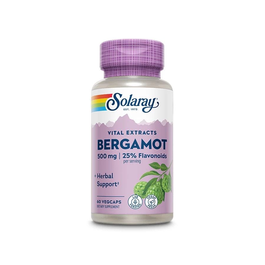Solaray Vital Extracts Bergamot 500 mg 60 VegCaps