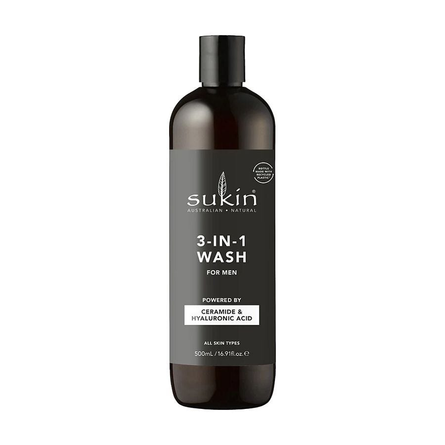 Sukin Men's 3-in-1 Wash 16.91 fl. oz.