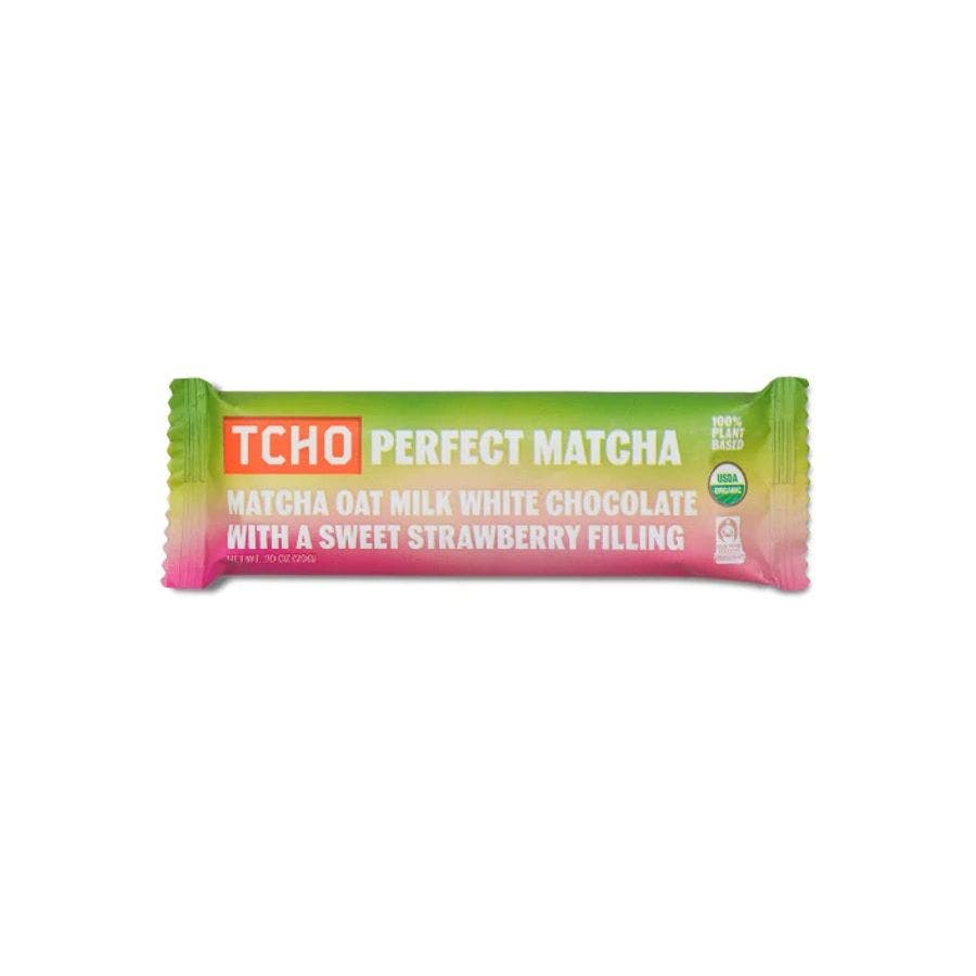 TCHO Perfect Matcha Oat Milk White Chocolate Bar 0.70 oz.