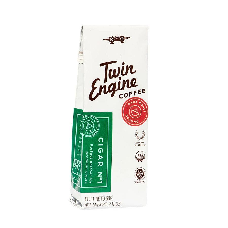 Twin Engine Coffee Cigar No. 1 Dark Ground Coffee Traveler 2.11 oz.