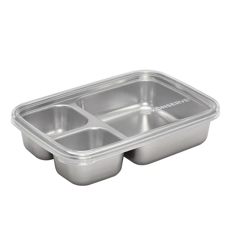 U-Konserve 3-Compartment Divided Rectangle 24 fl. oz.