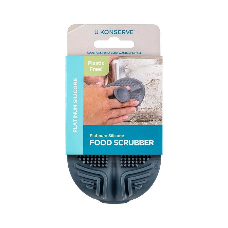 U-Konserve Nightfall Navy Platinum Silicone Food Scrubber