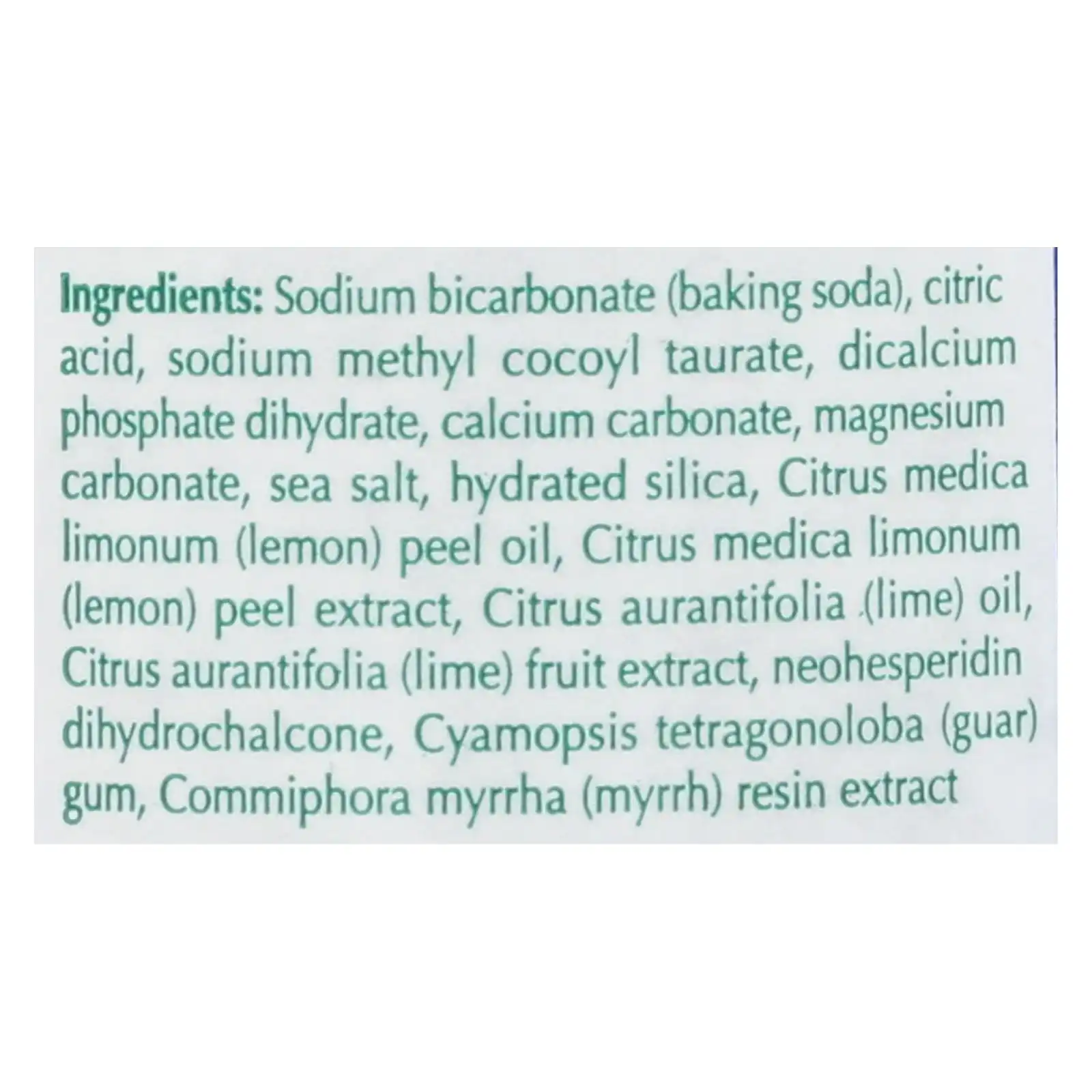 Eco-Dent Lemon-Lime Baking Soda Toothpowder 2 oz. - Image 2