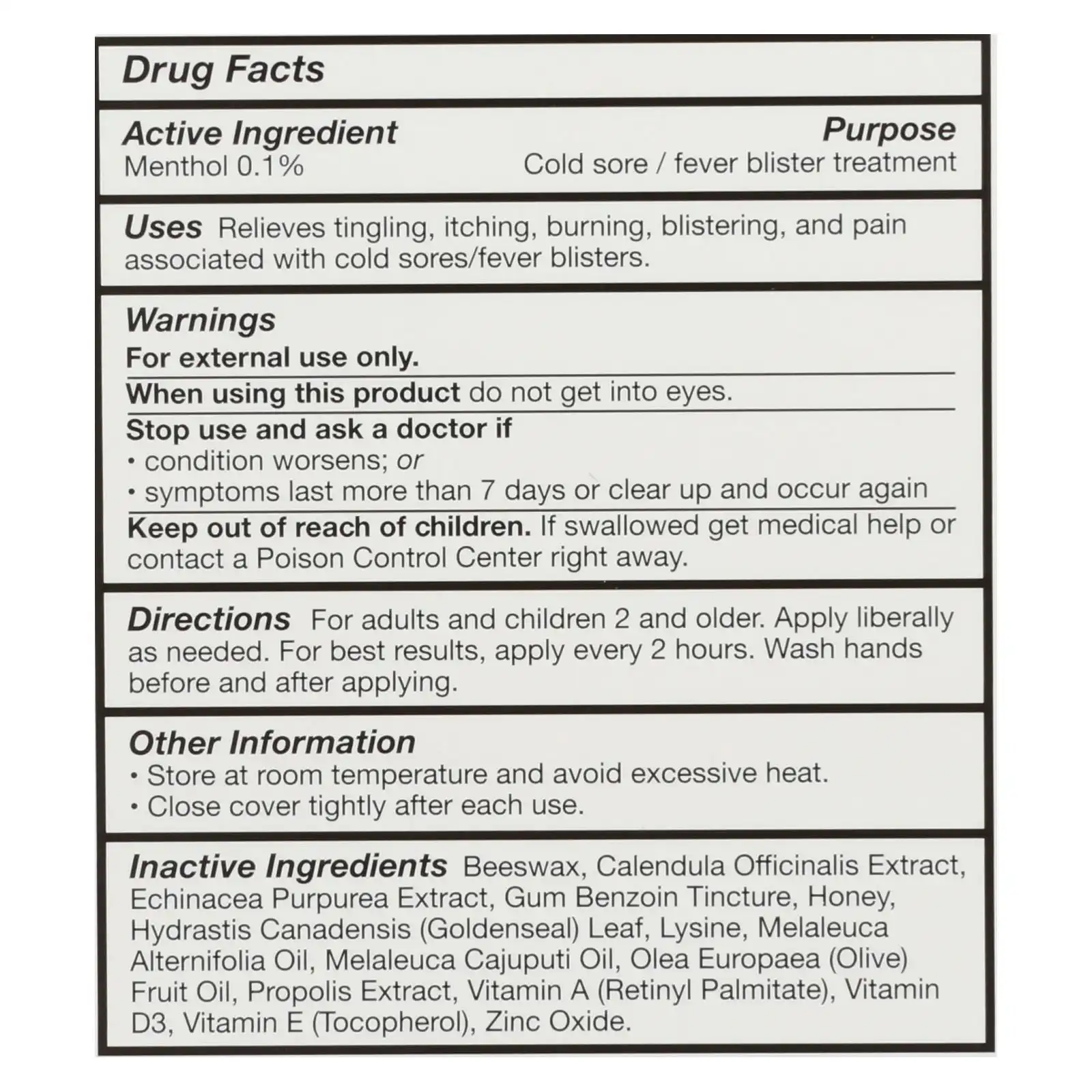 Quantum Health Super Lysine + Cream for Cold Sores 0.25 oz. - Image 2