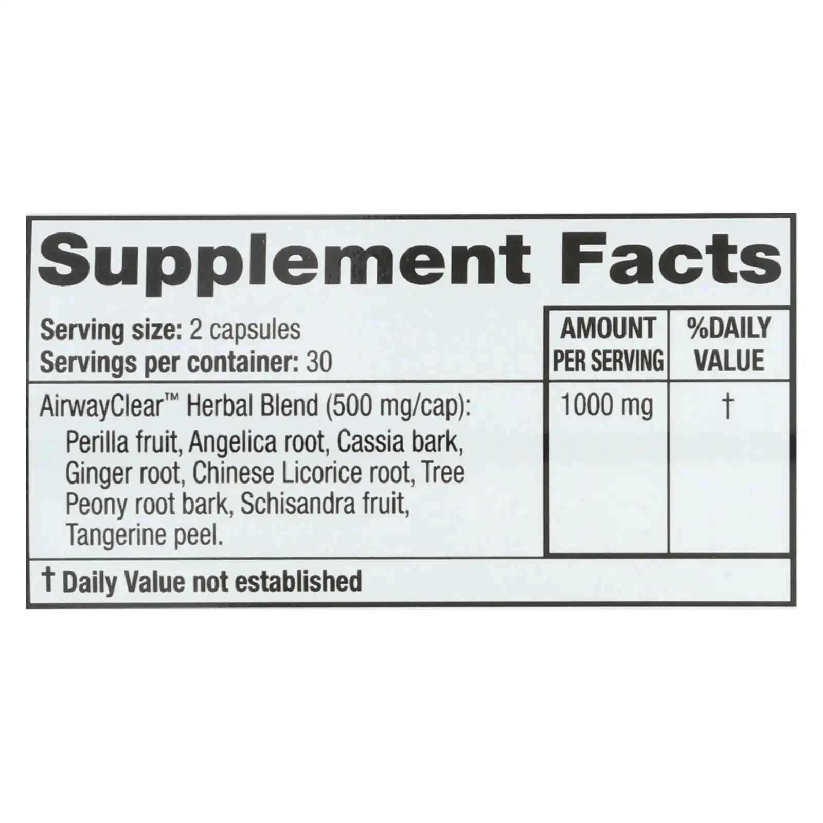 Ridgecrest Herbals Airway Clear 60 count - Image 2