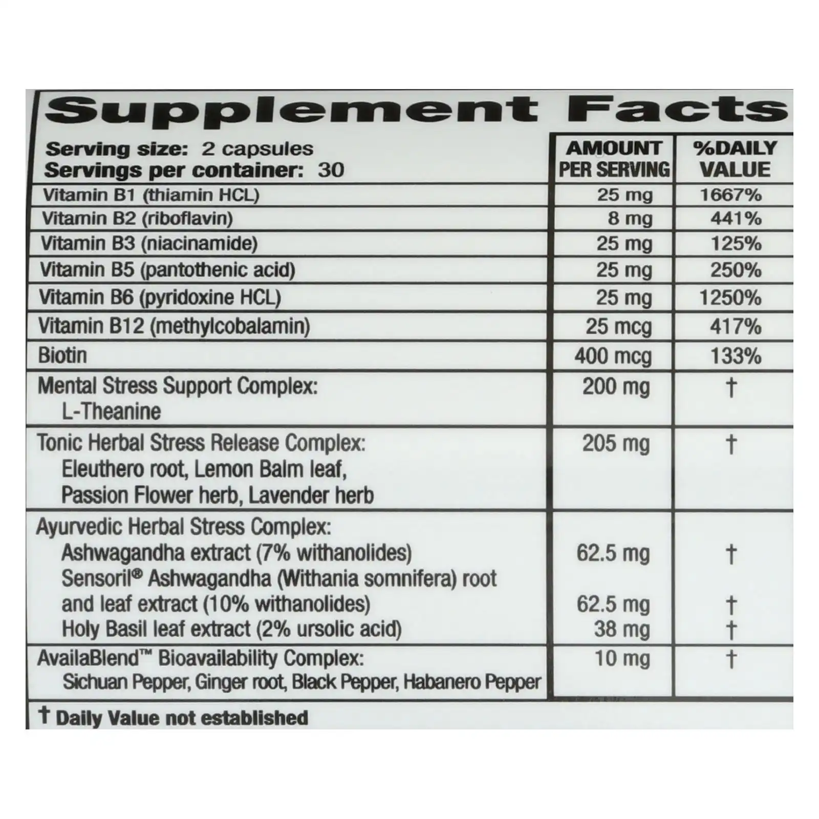 Ridgecrest Herbals Anxiety Free 60 count - Image 2