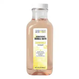 Aura Cacia Aromatherapy Bubble Bath Tranquil Chamomile, 13 oz