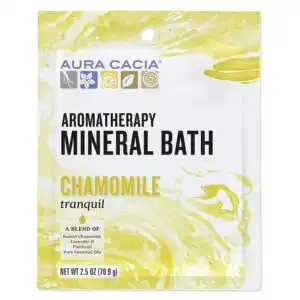 Aura Cacia Tranquil Chamomile, Aromatherapy Mineral Bath, 20.5 oz. packet