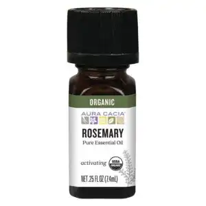 Aura Cacia Organic Rosemary Essential Oil, 0.25 oz