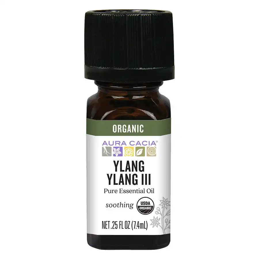 Aura Cacia Organic Essential Oil Ylang Ylang 0.25 oz