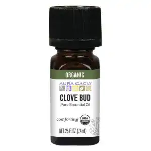 Aura Cacia Organic Clove Bud Essential Oil, 0.25 oz