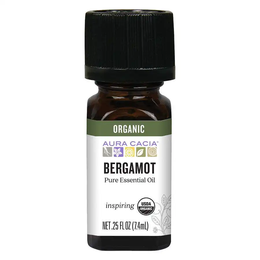 Aura Cacia Organic Bergamot 0.25 oz