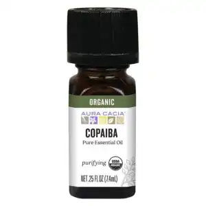 Aura Cacia Essential Oil Organic Copaiba 0.25 fl.oz.