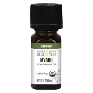 Aura Cacia Essential Oil Organic Myrrh 0.25 fl.oz.