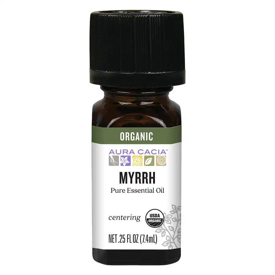 Aura Cacia Essential Oil Organic Myrrh 0.25 fl.oz.