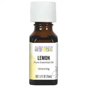 Aura Cacia Essential Oil Lemon, 0.5 oz