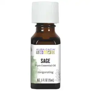 Aura Cacia Essential Oil Sage, 0.5 oz