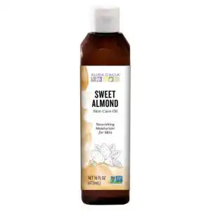 Aura Cacia Natural Skin Care Oil with Vitamin E Nurturing Sweet Almond, 16 Oz