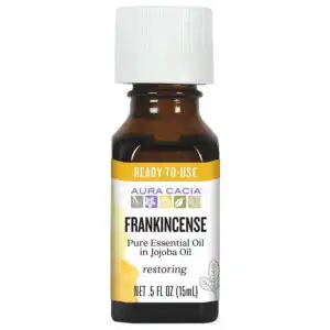 Aura Cacia Precious Essential Oil Frankincense Jojoba 0.5 oz
