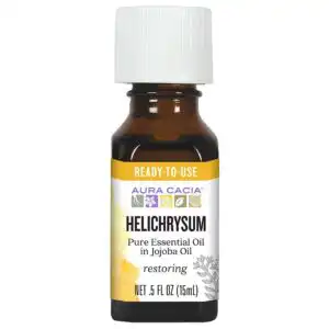 Aura Cacia Essential Oil Restoring Helichrysum in Jojoba Oil 0.5 oz