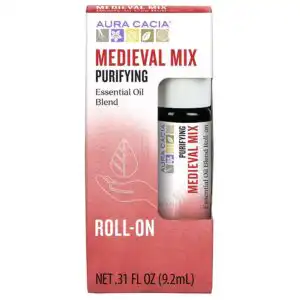 Aura Cacia Essential Oil Medieval Mix Roll-On 0.31 fl.oz., Boxed (1.5 in)