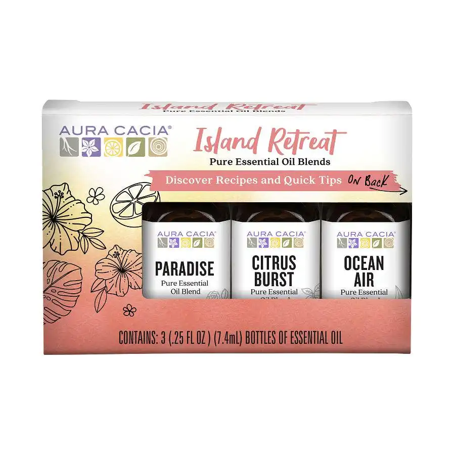 Aura Cacia Island Retreat Essential Oil Kit