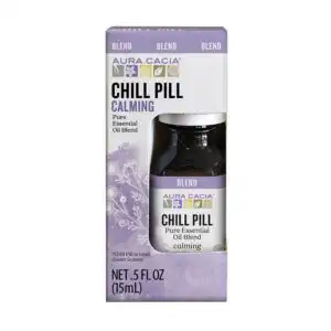 Aura Cacia Essential Oil Chill Pill, Boxed (1.5 in)