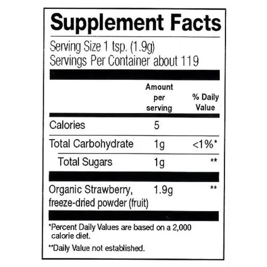 Frontier Co-op Freeze-Dried Strawberry Powder, Organic 1/2 lb. - Image 2