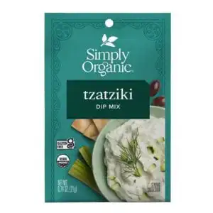 Simply Organic Tzatziki Dip Mix 0.74 oz.