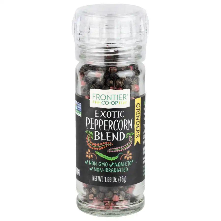 Frontier Co-op Exotic Peppercorn Blend Grinder 1.69 oz.