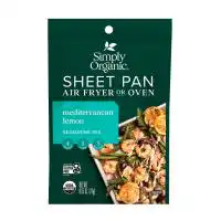 Simply Organic Sheet Pan Seasoning Mediterranean Lemon 0.85 oz.