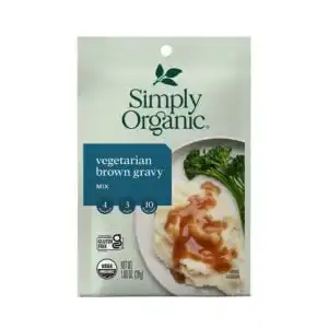 Simply Organic Vegetarian Brown Gravy Seasoning Mix 1.0 oz.