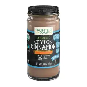 Frontier Co-op Ceylon Cinnamon, Ground, Organic, Fair Trade Certifiedย 1.76 oz. Frontier Co-op Ceylon Cinnamon, Ground, Organic, Fair Trade Certifiedย 1.76 oz.