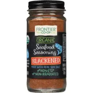 Frontier Co-op Seafood Seasoning, Blackened, Organic 2.50 oz. Frontier Co-op Seafood Seasoning, Blackened, Organic 2.50 oz.