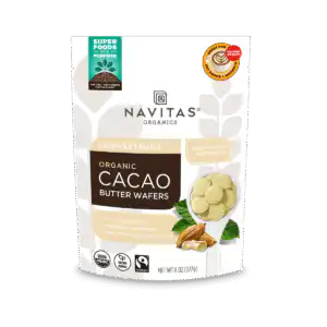 Navitas Organics Organic Unsweetened Cacao Butter Wafers