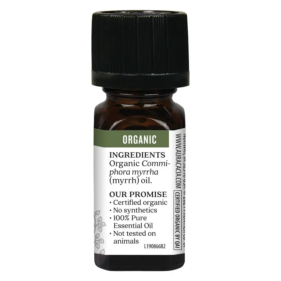 Aura Cacia Essential Oil Organic Myrrh 0.25 fl.oz. - Image 4