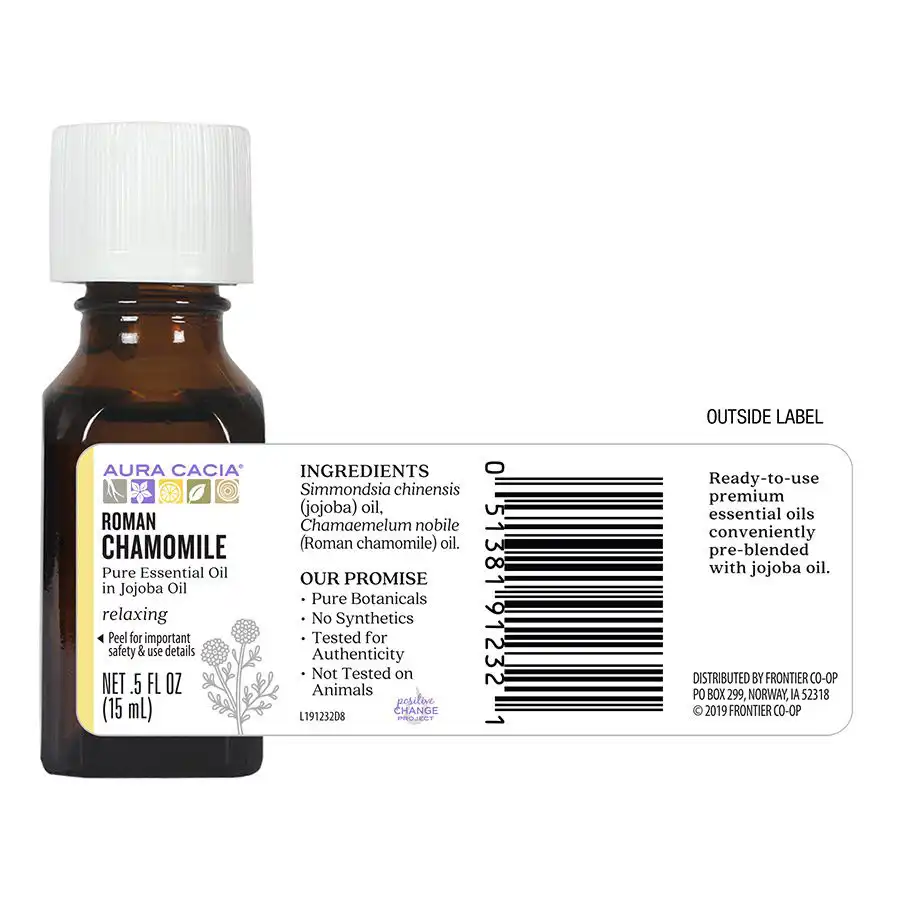 Aura Cacia Precious Essential Oil Roman Chamomile 0.5 oz - Image 6
