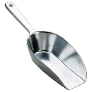Harold Import Co. Aluminum Flat Bottom Scoop