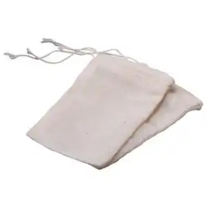Frontier Co-op Cotton Drawstring Bags 3″ x 5″ 12 count