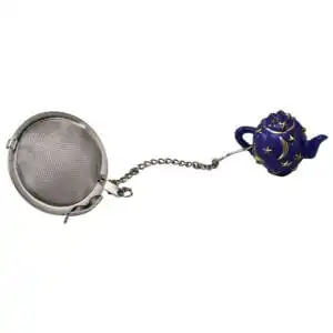 Frontier Co-op Mesh Ball with Celestial Teapot Weight 2″, Stainless Steel