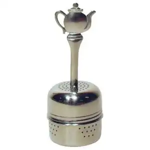 Frontier Co-op Tea Ball 1 1/4″ with Teapot Handle, Stainless Steel