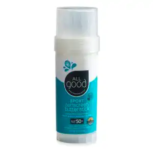All Good Mineral Sunscreens SPF 50+ Sport Mineral Sunscreen Butter Stick 2.75 oz.