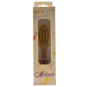 Ambassador Hairbrushes Mini, Wooden with Natural Bristles