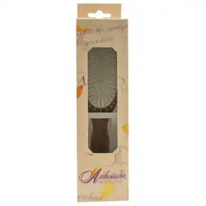 Ambassador Hairbrushes Large Oval, Wooden with Steel Pins Ambassador Hairbrushes Large Oval, Wooden with Steel Pins