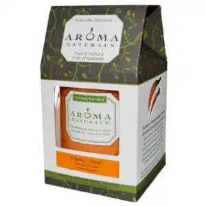 Aroma Naturals Naturally Blended Candles Clarity (Orange) 3″ x 3 1/2″ Pillars 60 hours burn time Aroma Naturals Naturally Blended Candles Clarity (Orange) 3″ x 3 1/2″ Pillars 60 hours burn time