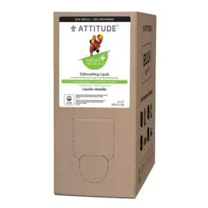 Attitude Bulk Dishwashing Liquid Green Apple Basil 67.63 oz Attitude Bulk Dishwashing Liquid Green Apple Basil 67.63 oz